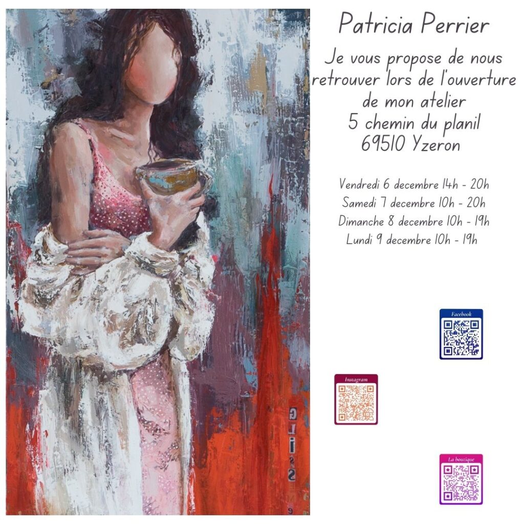 Peinture Patricia Perrier artiste lyonnaise galerie exposition collection art